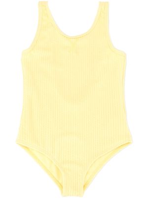 Duskii Girl Amelie textured swimsuit - Yellow