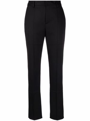 MM6 Maison Margiela white-stitch tailored trousers - Black