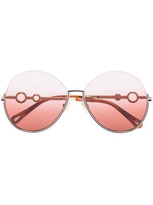 Chloé Eyewear Sofya round-frame sunglasses - Brown