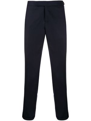 Thom Browne super 120s twill side tab trousers - Blue