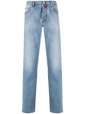 Kiton slim-cut denim jeans - Blue