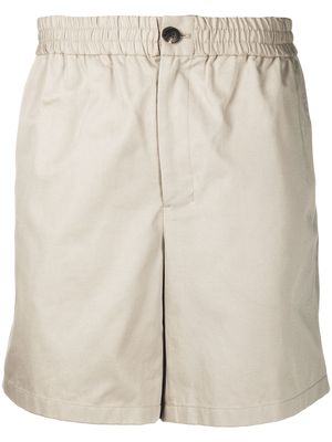 AMI Paris elasticated-waist Bermuda shorts - Neutrals