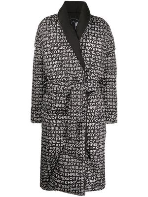 Khrisjoy quilted robe coat - Black