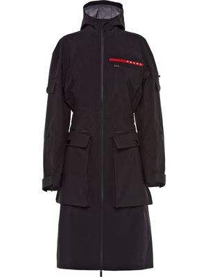 Prada hooded technical jacket - Black