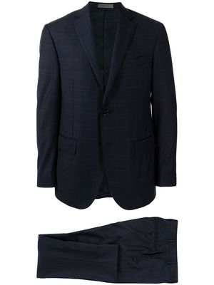 Corneliani Academy check-pattern suit - Blue