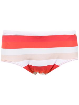 Amir Slama striped swim briefs - Red