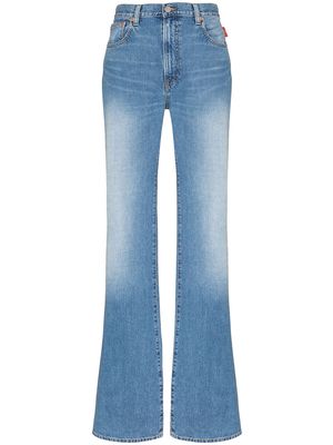 Denimist stonewashed flared jeans - Blue