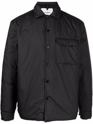 Soulland logo-detail shirt jacket - Black