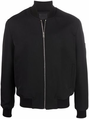 Givenchy 4G-plaque bomber jacket - Black