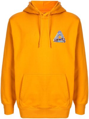 Palace logo print hoodie - Orange