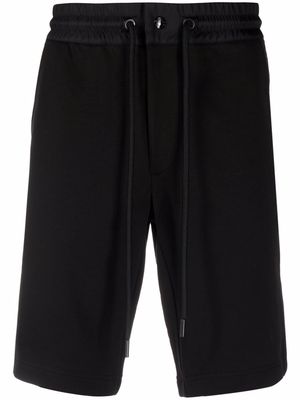 Moncler side stripe-detail shorts - Black