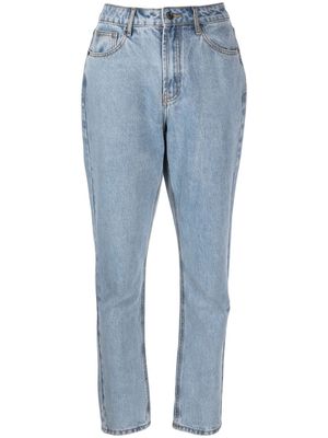 12 STOREEZ high-rise straight leg jeans - Blue