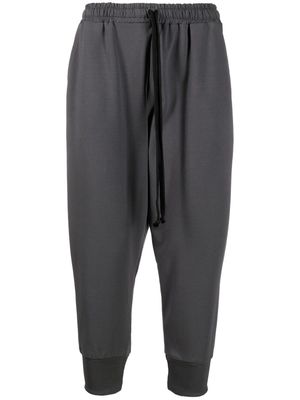 Alchemy tapered cropped track pants - Grey