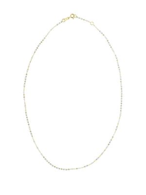 Gigi Clozeau 18kt yellow gold Classic Gigi white beaded necklace