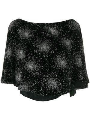 SONIA RYKIEL embellished velvet blouse - Black