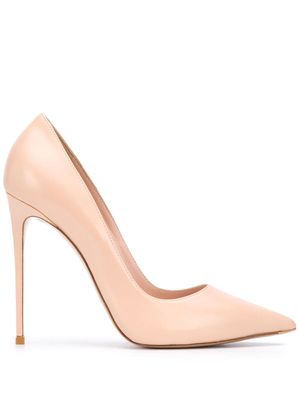 Le Silla pointed toe leather pumps - Neutrals