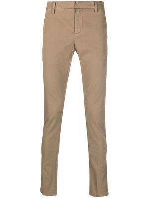 DONDUP slim-cut chino trousers - Neutrals