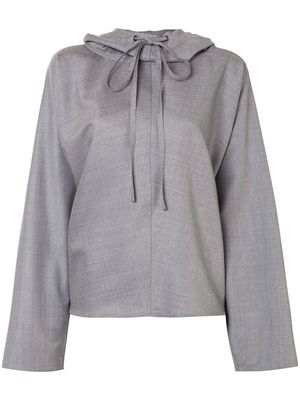 Sofie D'hoore hooded suiting sweatshirt - Grey