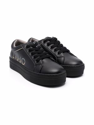 Liu Jo Kids Alicia 3 platform sneakers - Black