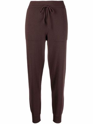 Canessa drawstring cashmere track pants - Brown