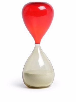 Venini Clessidra Murano glass hourglass - Red