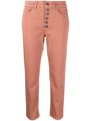 DONDUP straight-leg cropped jeans - Pink