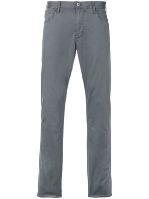 Emporio Armani straight-leg trousers - Grey