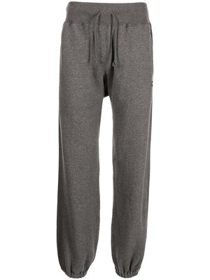 UNDERCOVER logo-patch drawstring track pants - Grey