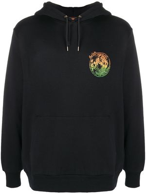 PAUL SMITH logo print drawstring hoodie - Black