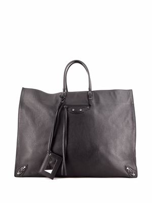 Balenciaga Pre-Owned buckle detailing handbag - Black