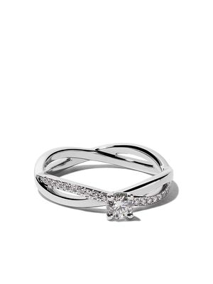 De Beers Jewellers Platinum My First De Beers Infinity solitaire diamond ring