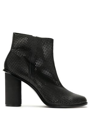 Osklen mesh ankle boots - Black