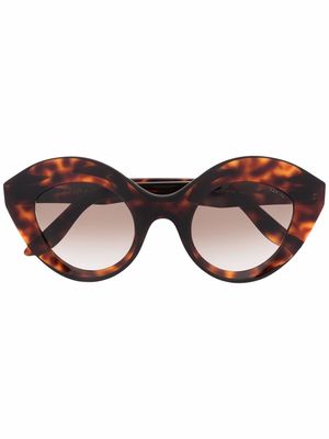 Lapima Nina round-frame sunglasses - Brown