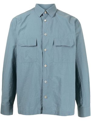 PAUL SMITH chest flap-pocket shirt - Blue