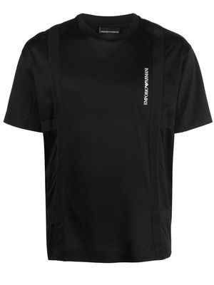 Emporio Armani logo-print T-shirt - Black