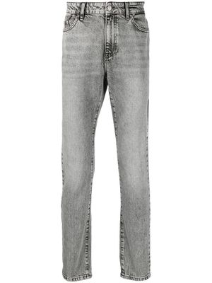Karl Lagerfeld slim bleached denim jeans - Grey