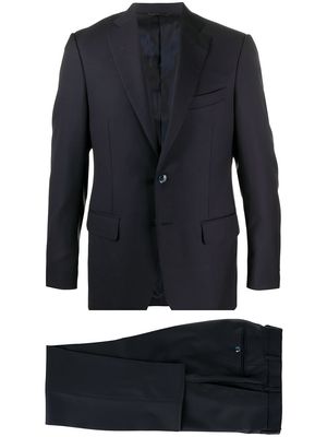 Dell'oglio fitted two piece suit - Blue