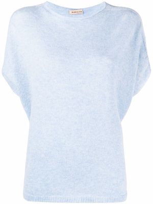 Blanca Vita short-sleeve cashmere T-shirt - Blue