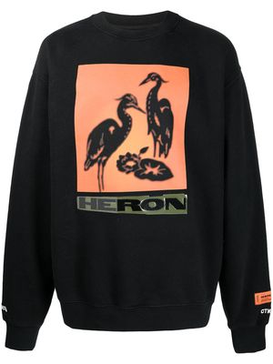 Heron Preston graphic-print sweatshirt - Black