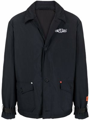 Heron Preston СТИЛЬ-slogan coach jacket - Black