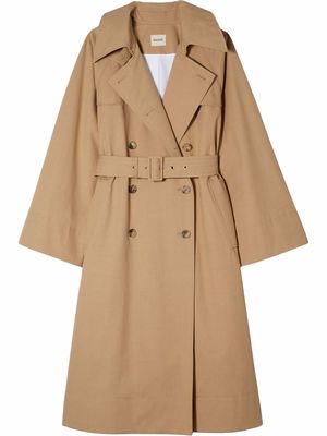 KHAITE Ivan double-breasted trench coat - Neutrals