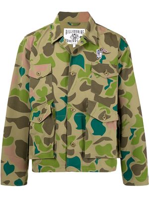 Billionaire Boys Club camouflage print jacket - Green