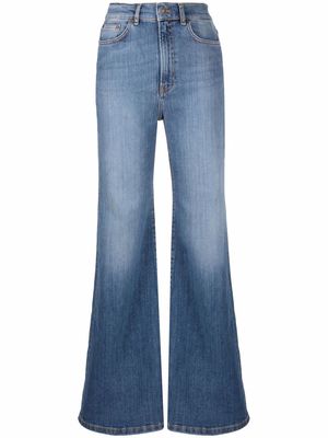Jeanerica Fuji high-rise flared jeans - Blue
