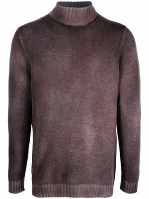 Avant Toi ribbed-knit roll-neck jumper - Purple