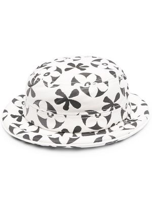 10 CORSO COMO floral jacquard bucket hat - White