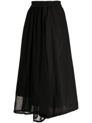Y's high-waisted midi skirt - Black