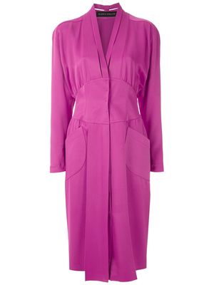 Gloria Coelho short empire line dress - Pink