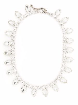 Philipp Plein crystal-embellished necklace - Silver