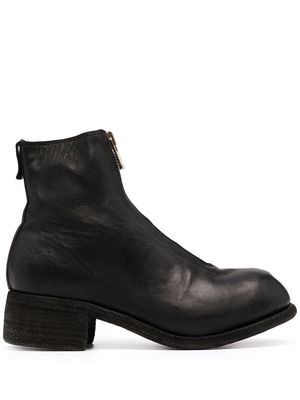 Guidi zip-up ankle boots - Black