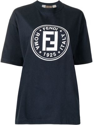 Fendi Pre-Owned 2000s logo print T-shirt - Black
